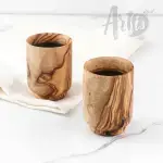 Handmade Olive Wood Drinking Cup