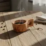 Handmade Olive Wood Kuksa Mug - Image 8