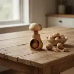 Handmade Olive Wood Nut Crusher - Image 6