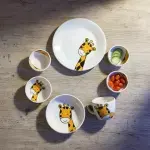 Kids “Giraffe” Dinnerware Set – 5 Pieces - Image 15