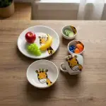 Kids “Giraffe” Dinnerware Set – 5 Pieces - Image 12