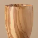 Large Olive Wood Cup Handmade - Image 9