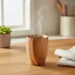 Large Olive Wood Cup Handmade - Image 8