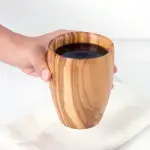 Large Olive Wood Cup Handmade