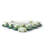 LEAF | 15 Pieces, "LEAF | Coffee set in pottery for 6 people - Image 4