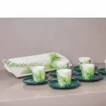 LEAF | 15 Pieces, "LEAF | Coffee set in pottery for 6 people - Image 3