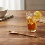 Long Handle Iced Tea Spoon Olive Wood - Image 9