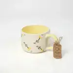White and Yellow Mug - Lemon - Image 3