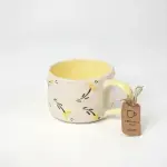 White and Yellow Mug - Lemon