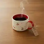 White and Red Mug – Cherry - Image 3