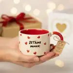 Mug White Red – I Love You Mom ! - Image 7