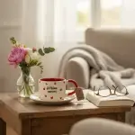 Mug White Red – I Love You Mom ! - Image 5