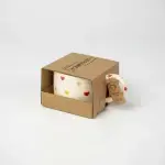 White and Green Mug – Little Hearts - Image 2