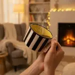 Black and Yellow Striped Mug - Image 7