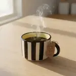 Black and Yellow Striped Mug - Image 4