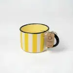 Black and Yellow Striped Mug - Image 3