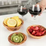 Olive Wood Artisan Nesting Bowls