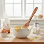 Olive Wood Curved Corner Spatula - Image 8