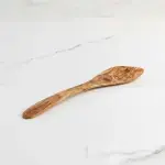 Olive Wood Curved Corner Spatula - Image 5