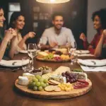 Olive Wood Cutting Board with Handle - Image 8
