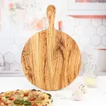 Olive Wood Cutting Board with Handle