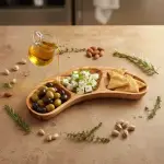 Olive Wood Divided Plate - Image 11