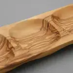 Olive Wood Divided Serving Dish - Image 9