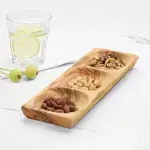 Olive Wood Divided Serving Dish - Image 2