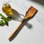 Olive Wood Flat Spatula - Image 10