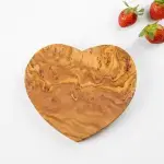 Olive Wood Heart Shaped Cutting Board - Image 8