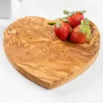 Olive Wood Heart Shaped Cutting Board - Image 7