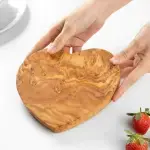 Olive Wood Heart Shaped Cutting Board - Image 6