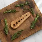Olive Wood Herb Stripper - Image 7