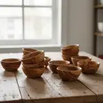 Olive Wood Mini Bowls - Image 7