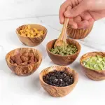 Olive Wood Mini Bowls - Image 3