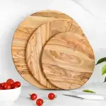 Olive Wood Round Serving Board