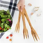 Olive Wood Salad Fork Handmade