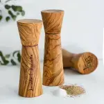 Olive Wood Salt & Pepper Grinder Set