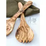 Olive Wood Serving Spork - Image 4