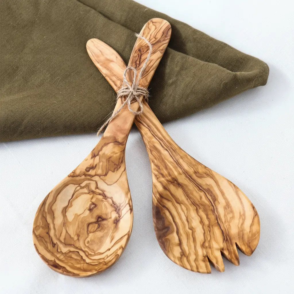 SS012-25_20251031_163659_827258_4 Olive Wood Serving Spork - Image 1