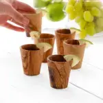 Olive Wood Shot Glass