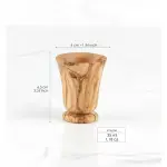 Olive Wood Shot Goblet - Image 2