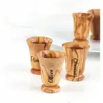 Olive Wood Shot Goblet