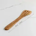 Olive Wood Slotted Spatula - Image 2