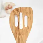 Olive Wood Slotted Spatula - Image 9