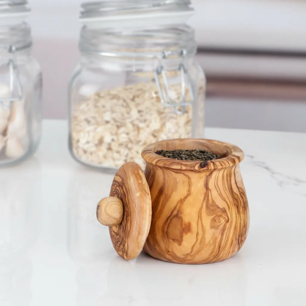 JC013_20251031_162454_559200_4 Olive Wood Spice Box with Lid - Image 1