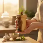 Olive Wood Spice Jar - Image 11