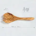Olive Wood Spork - Image 2