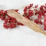 Olive Wood Straight Spatula - Image 4