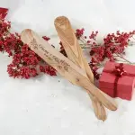 Olive Wood Straight Spatula - Image 3